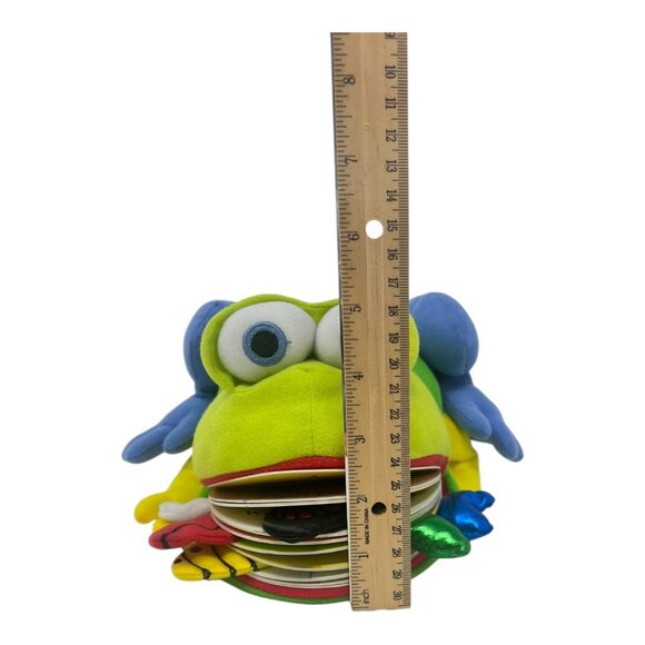 Monday the Bullfrog Huggable Puppet Stuffed Plush Concept Book Days of Week - Picture 11 of 12